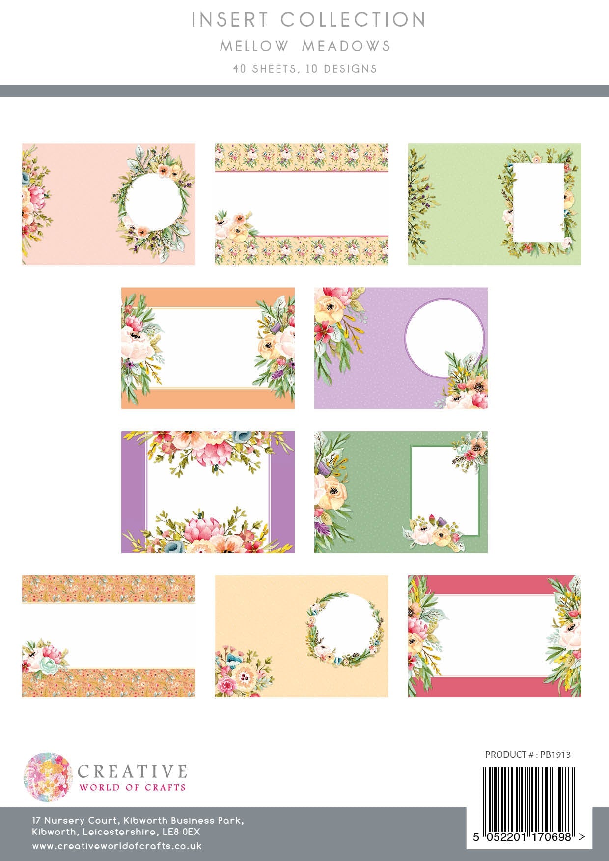 The Paper Boutique Mellow Meadows Insert Collection