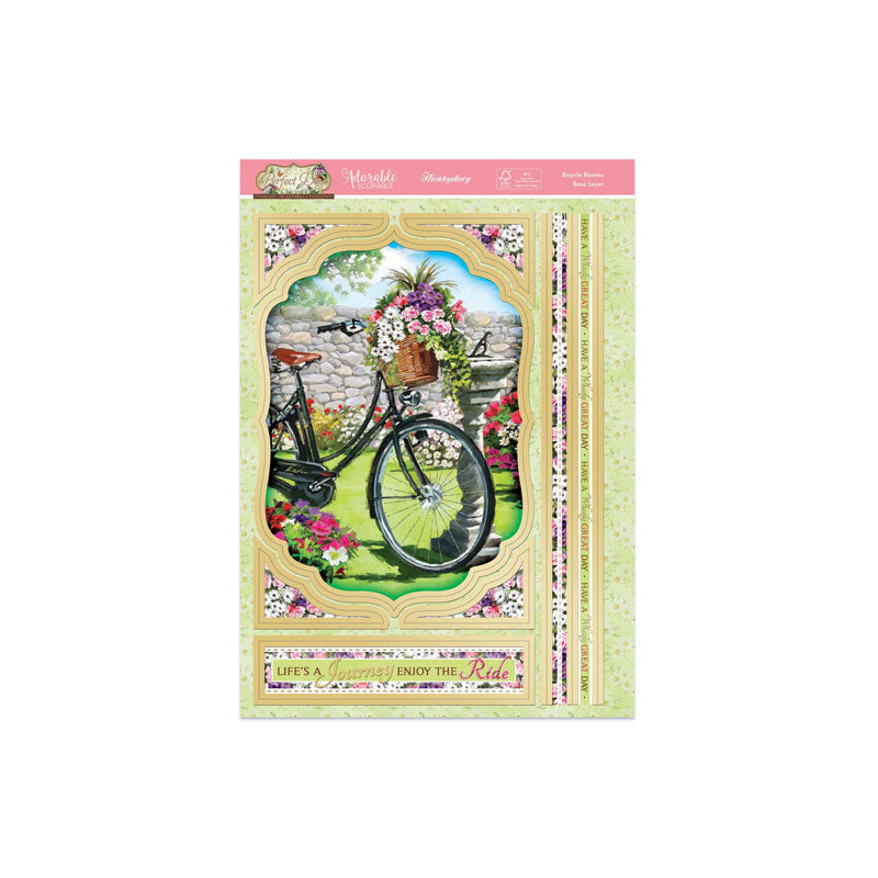 Perfect Days Deco-Large Set - Bicycle Blooms