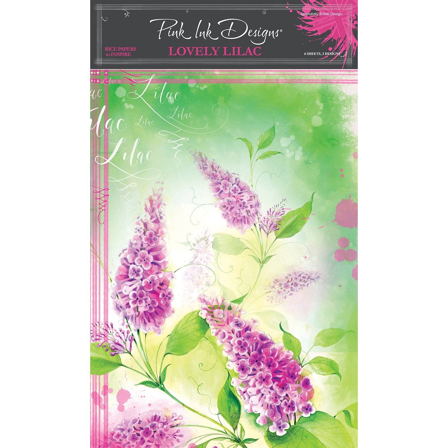 Lovely Lilac A4 Rice Paper