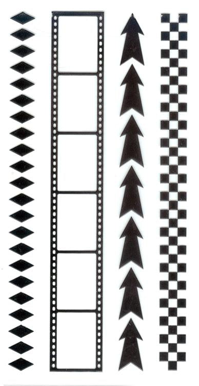 Clear stamp - Border stamp - Arrows