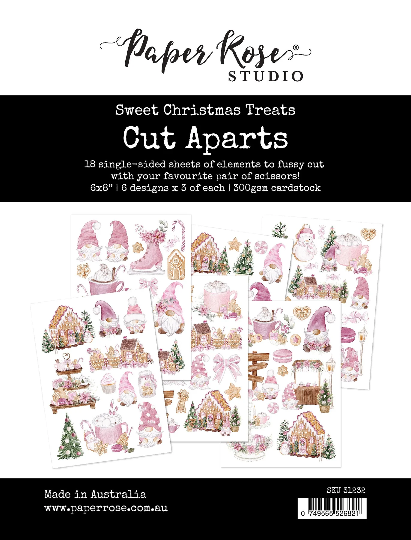 Sweet Christmas Treats Cut Aparts Paper Pack 31232