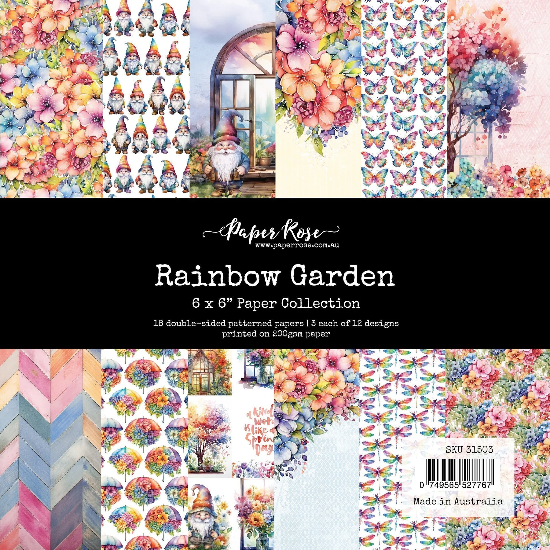 Rainbow Garden 6x6 Paper Collection 31503
