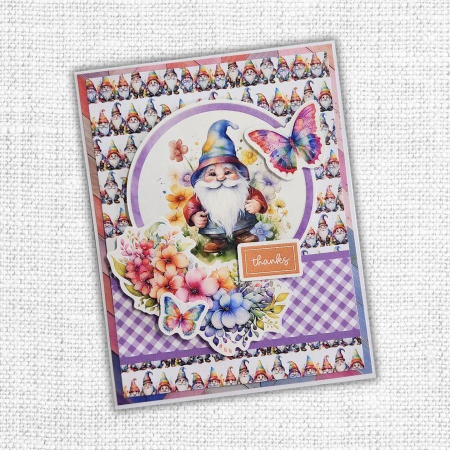 Rainbow Garden 1.0 6x8" Die Cuts & Sentiments 31686