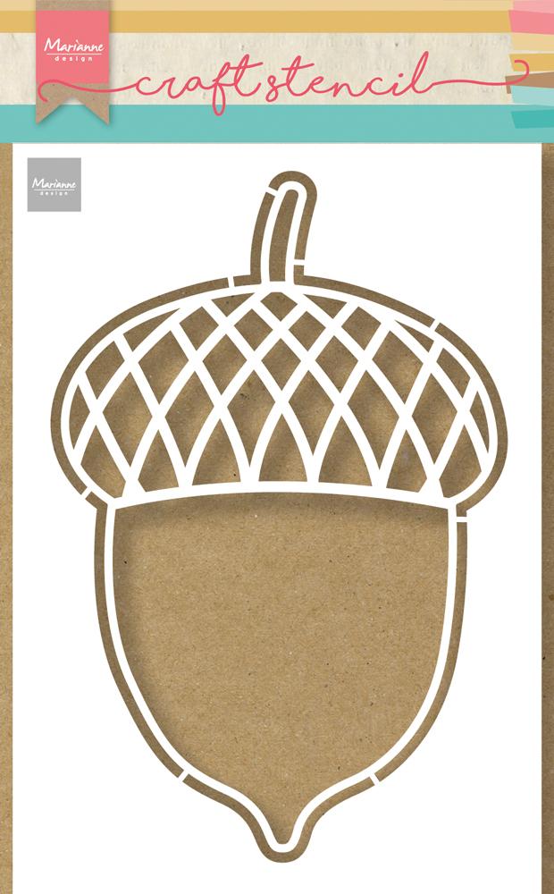 Marianne Design Craft Stencil - Acorn