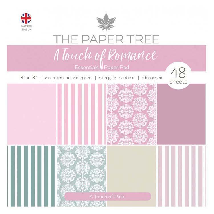 The Paper Tree A Touch of Romance 8x8 Essentials Pad - A Touch of Pink