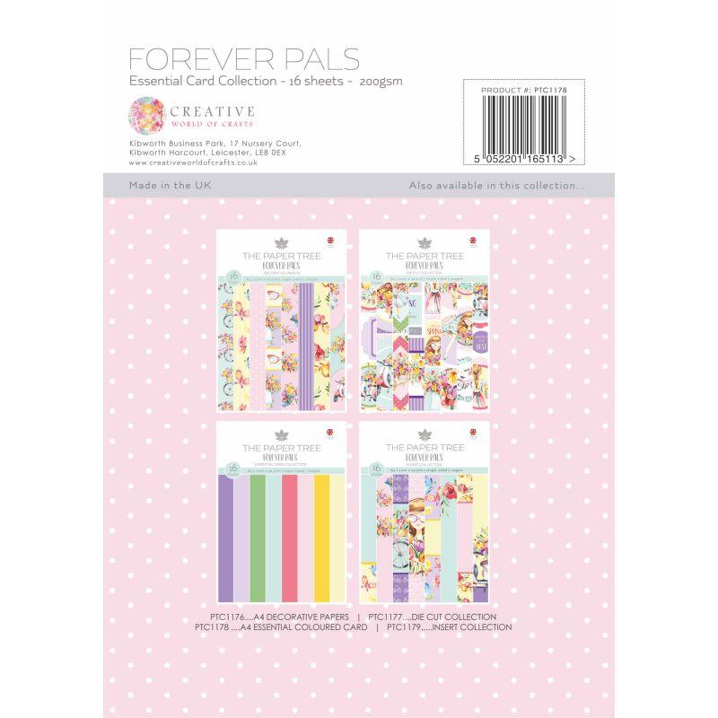 The Paper Tree Forever Pals A4 Essential Colour Card