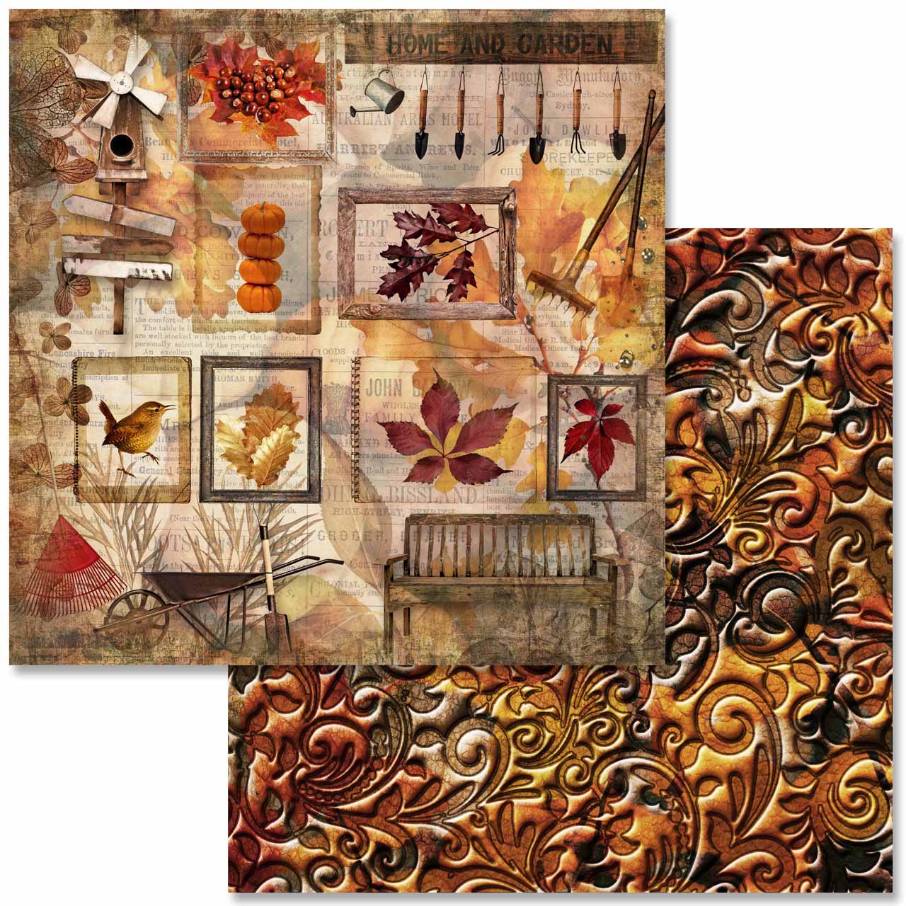 Sweet Autumn Scrapbook Set - 12" x 12"