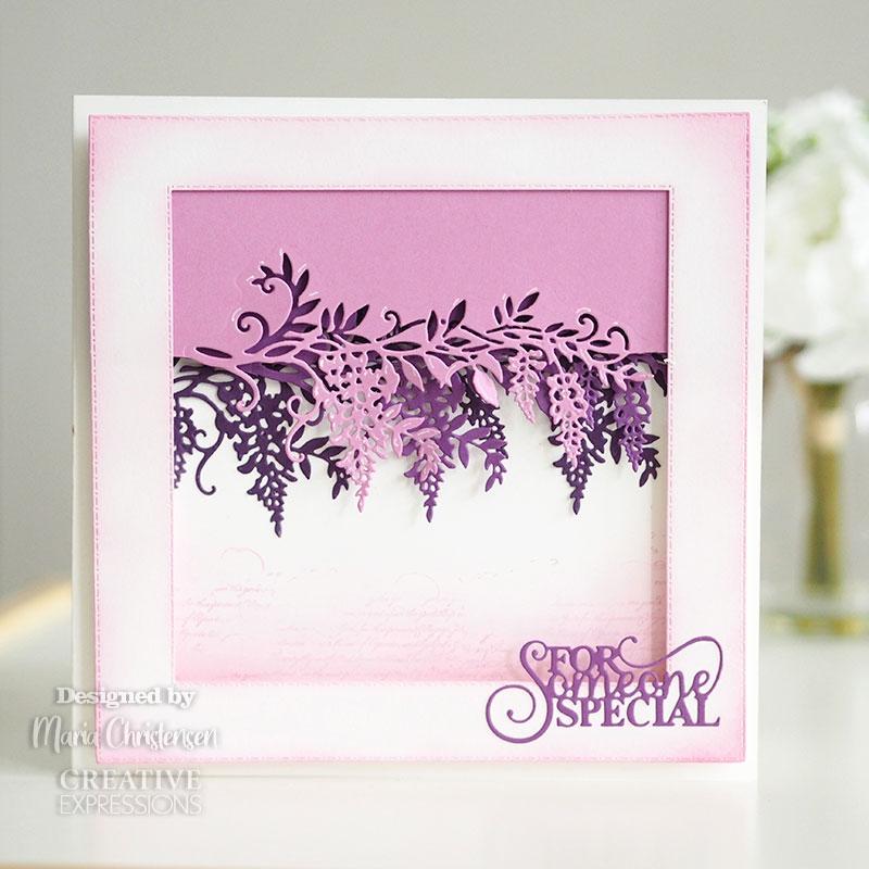 Creative Expressions Paper Cuts Edger Wisteria Craft Die