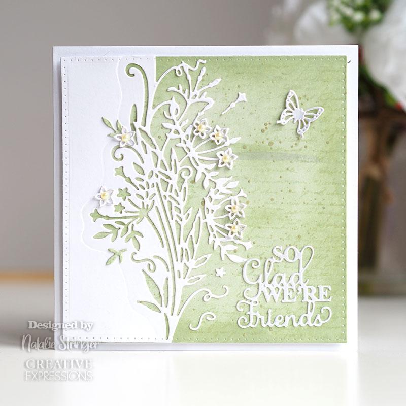 Creative Expressions Paper Cuts Corner Forget Me Not Craft Die