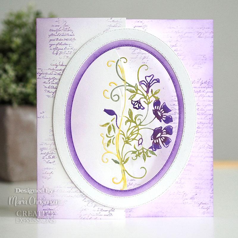 Creative Expressions Paper Cuts Edger Climbing Clematis Craft Die