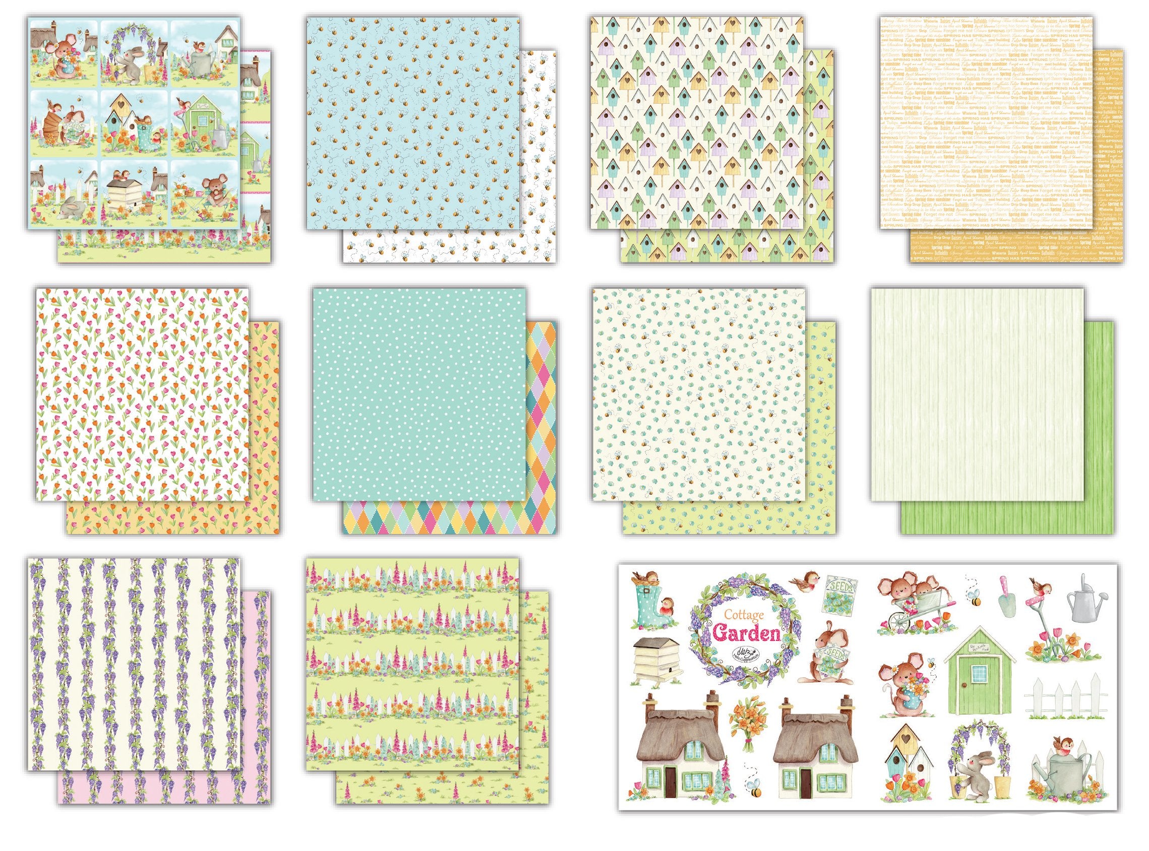 Cottage Garden - 6x6 Paper Pad