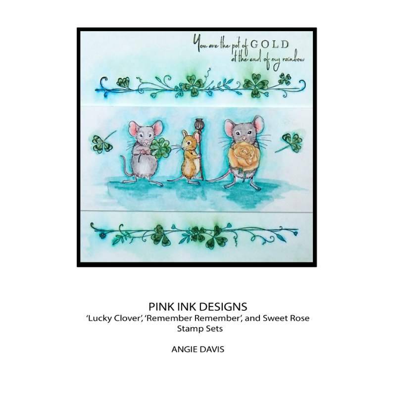 Pink Ink Designs Remember Remember 6 in x 8 in Clear Stamp Set