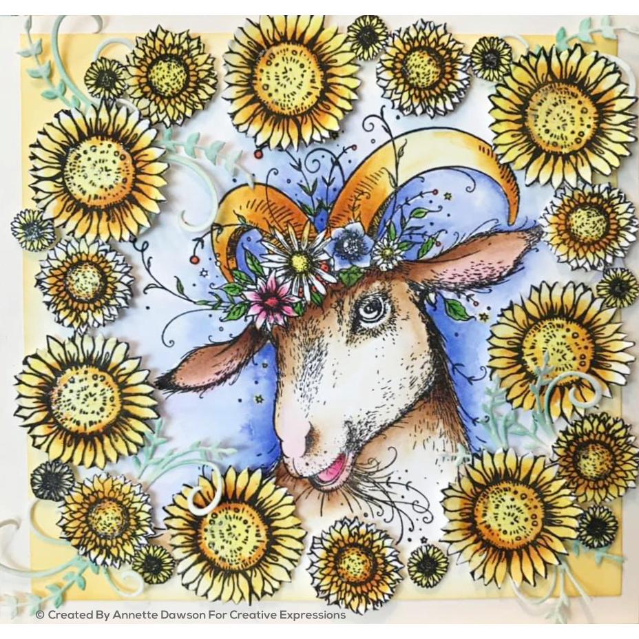 Goatally Gorgeous A5 Clear Stamp Set