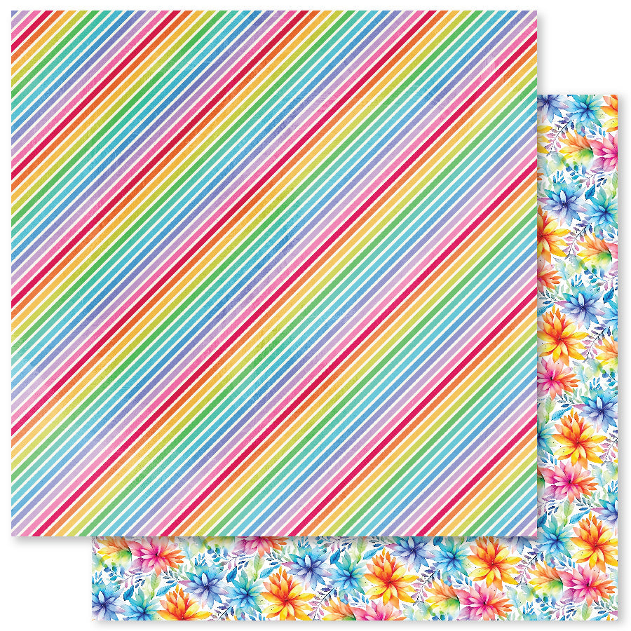 Rainbow Twirl 2.0 12x12 Paper Collection 31046