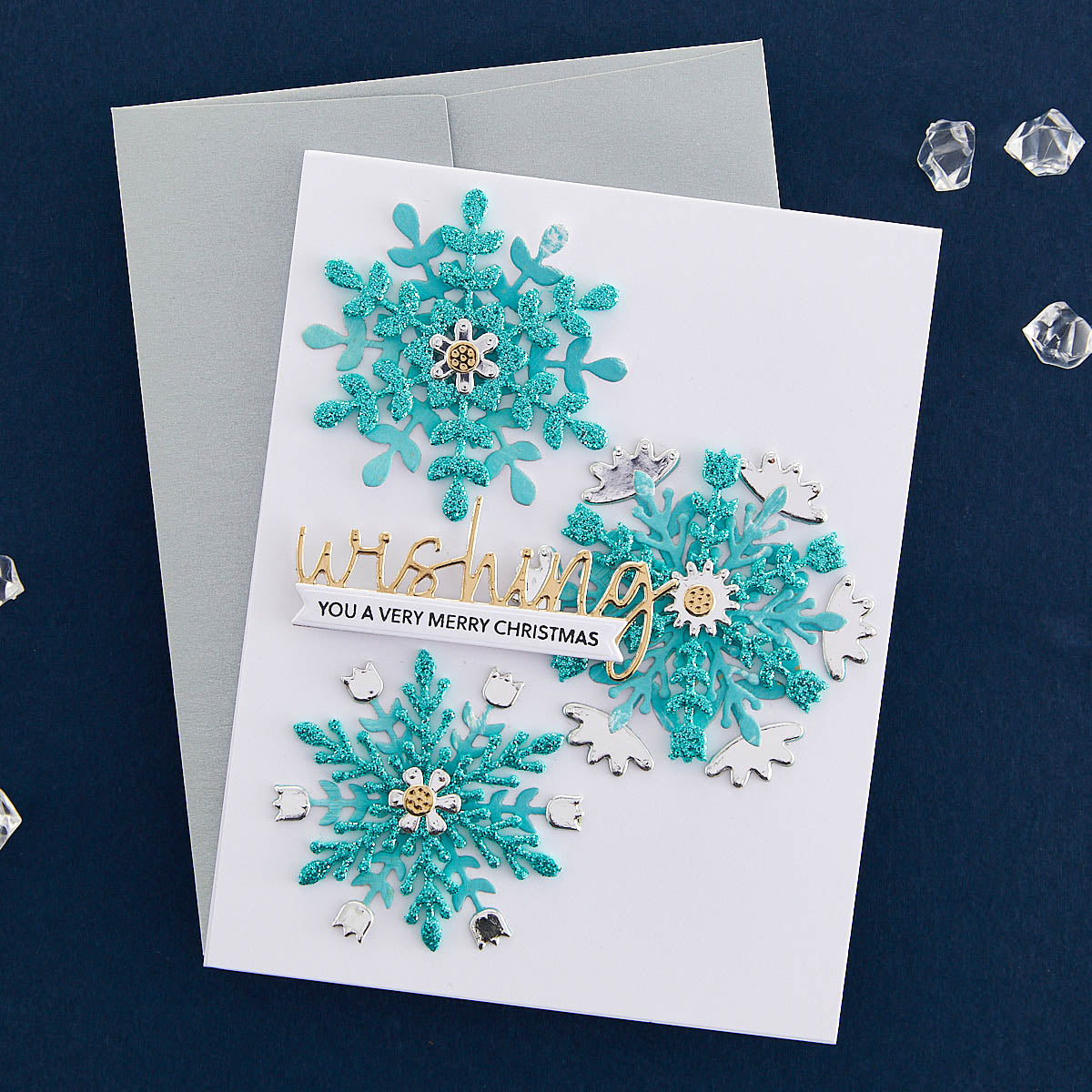 Delicate Snowflakes Etched Dies from the Bibi's Snowflakes Collection by Bibi Cameron