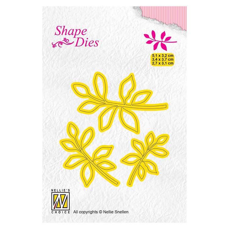 Nellie's Choice - Shape Die 3 Leaves 4