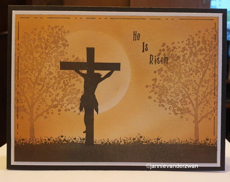 Clear Stamp Silhouette Cross
