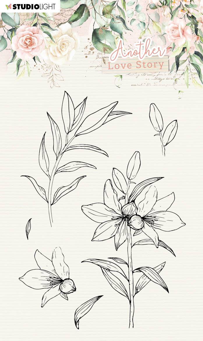 SL Clear Stamp Lily flower Another Love Story 105x148mm nr.4
