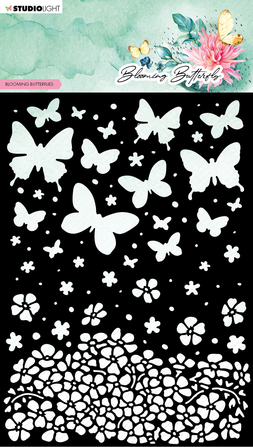 SL Mask Blooming Butterflies Blooming Butterfly 150x210x1mm 1 PC nr.169