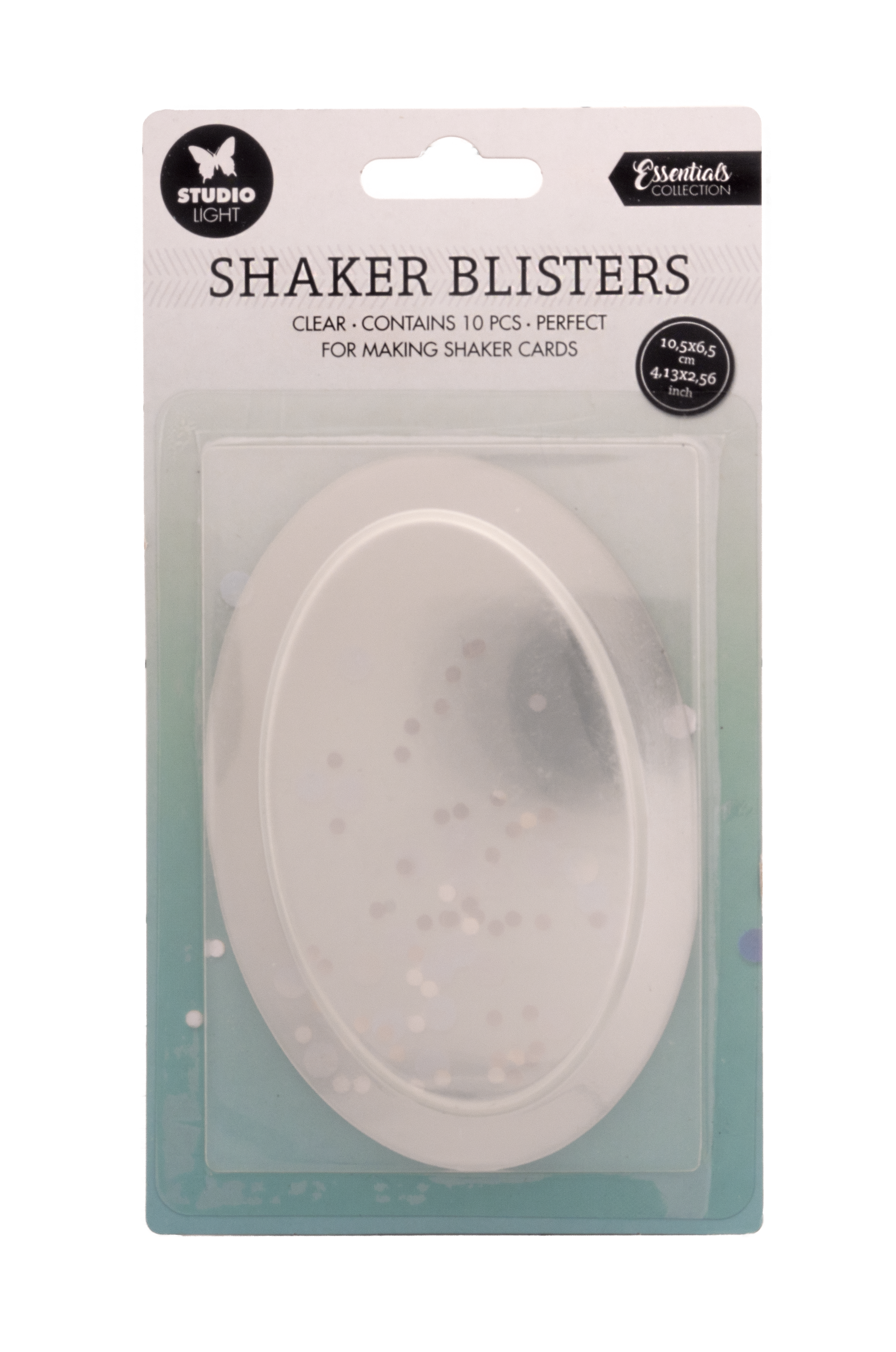 SL Shaker Window Blister Oval Essentials 105x65x5mm 10 PC nr.03