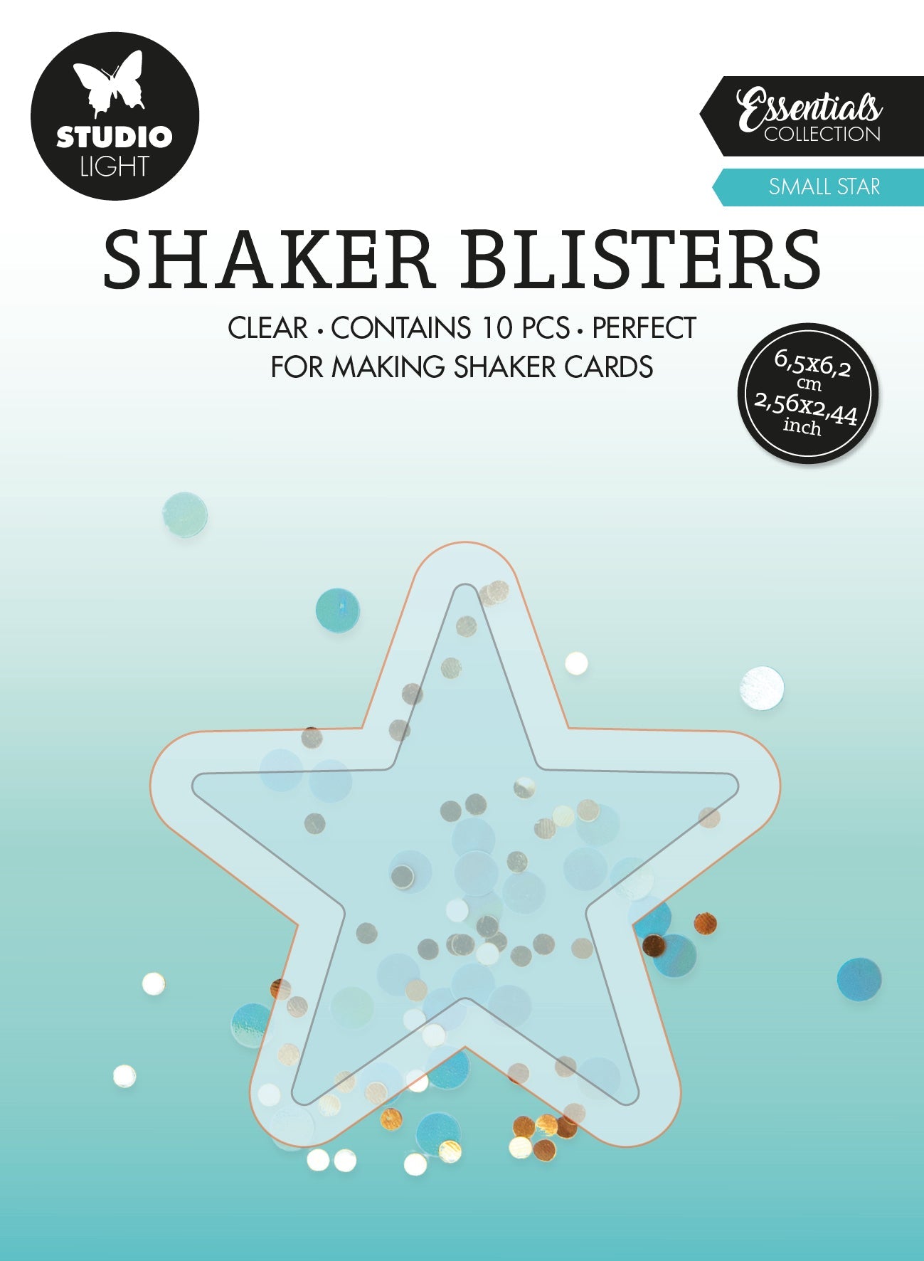 SL Shaker Blister Small Star Essentials 65x62x6mm 10 PC nr.06