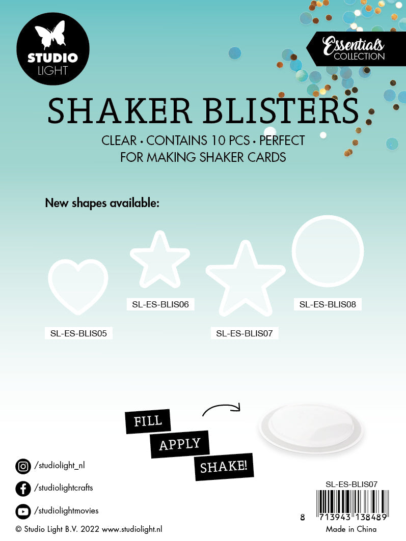 SL Shaker Blister Big Star Essentials 90x85x6mm 10 PC nr.07