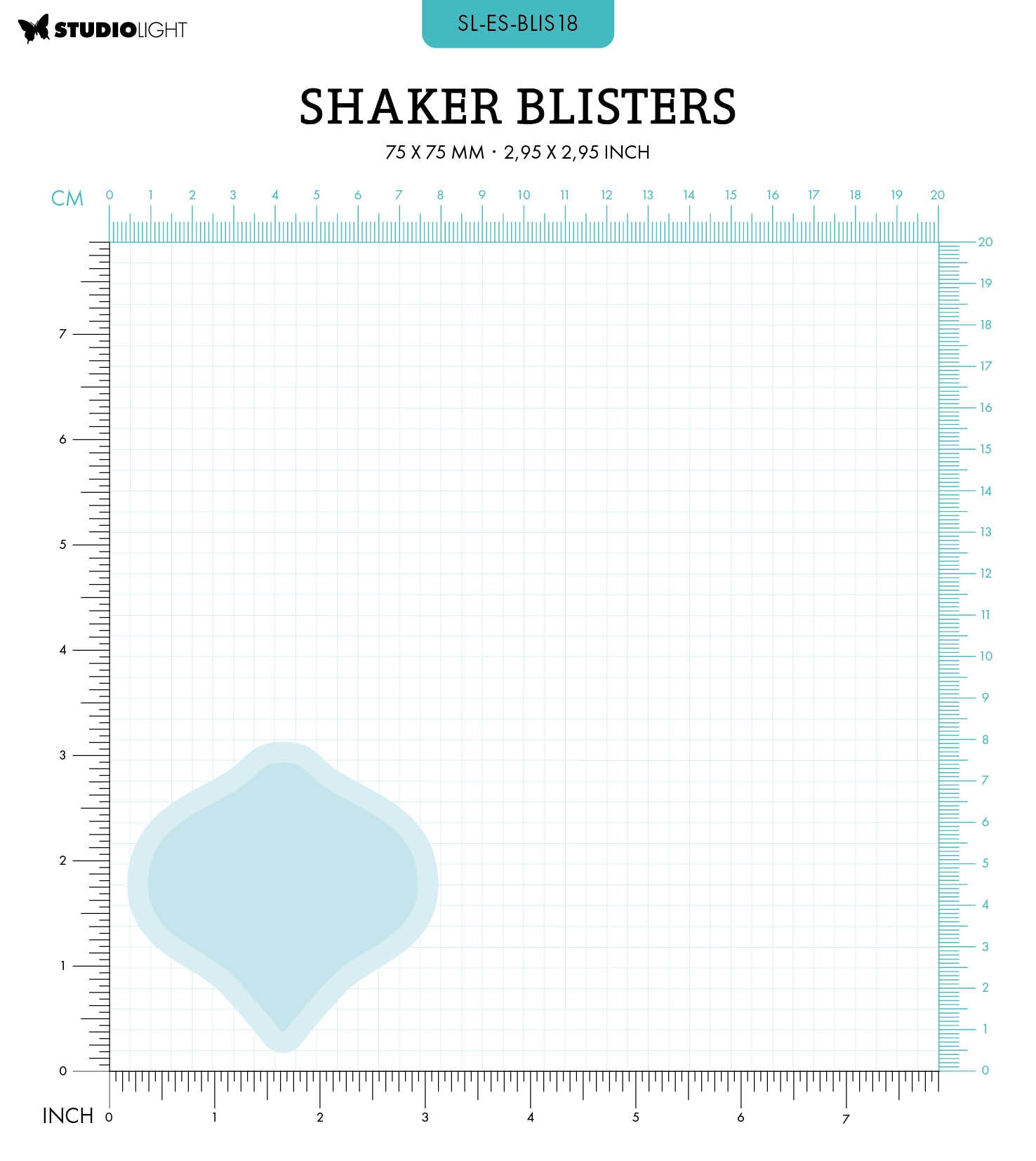 SL Shaker Blisters Christmas Ball Essentials 75x75x11mm 10 PC nr.17