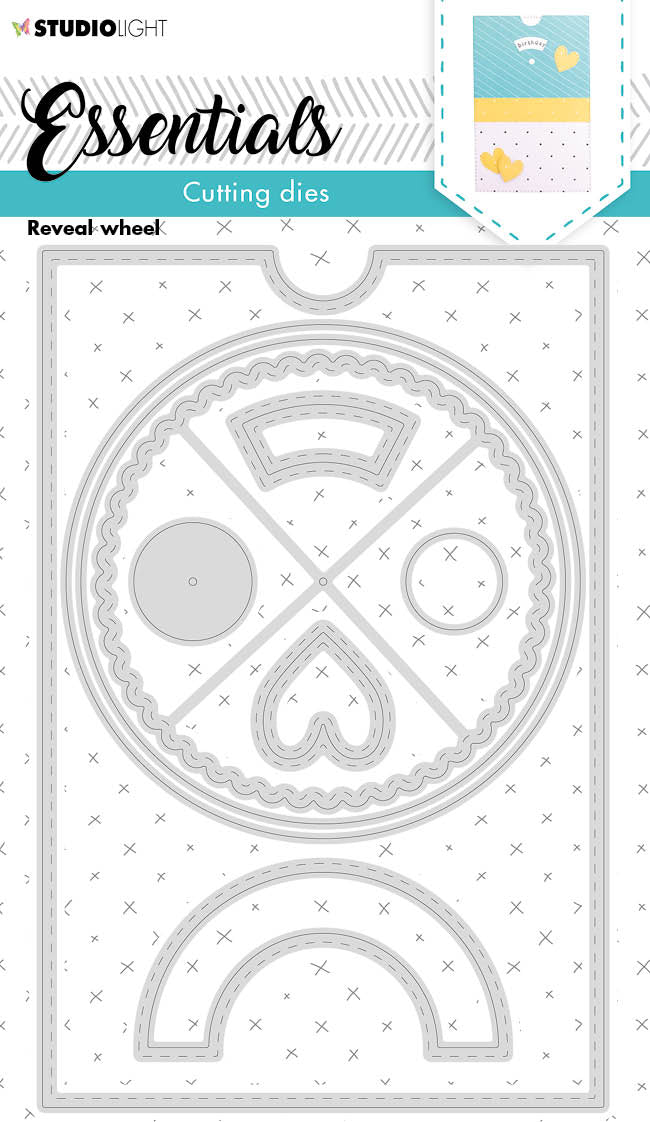 SL Cutting Die Reveal Wheel Essentials 95x145x1mm 1 PC nr.166