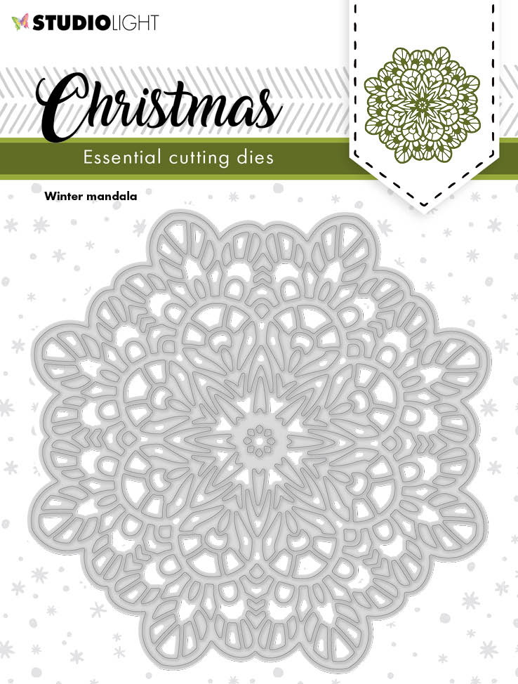 SL Cutting Dies Christmas Winter Mandala Essentials 110x110x1mm 1 PC nr.248