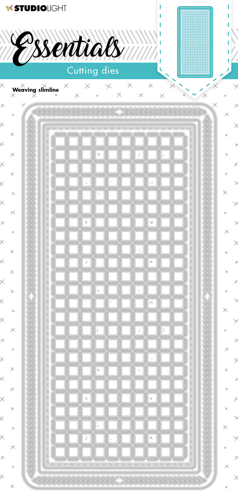 SL Cutting Dies Weaving Slimline Essentials 105x210x1mm 5 PC nr.259