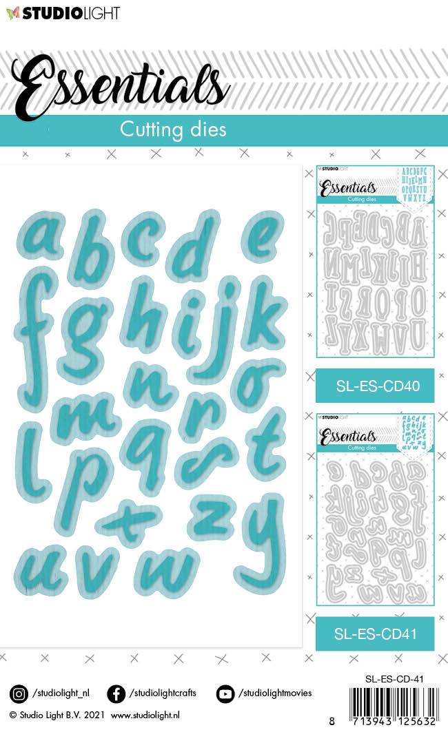 SL Cutting Die Alphabet Handletters Essentials 105x148mm nr.41