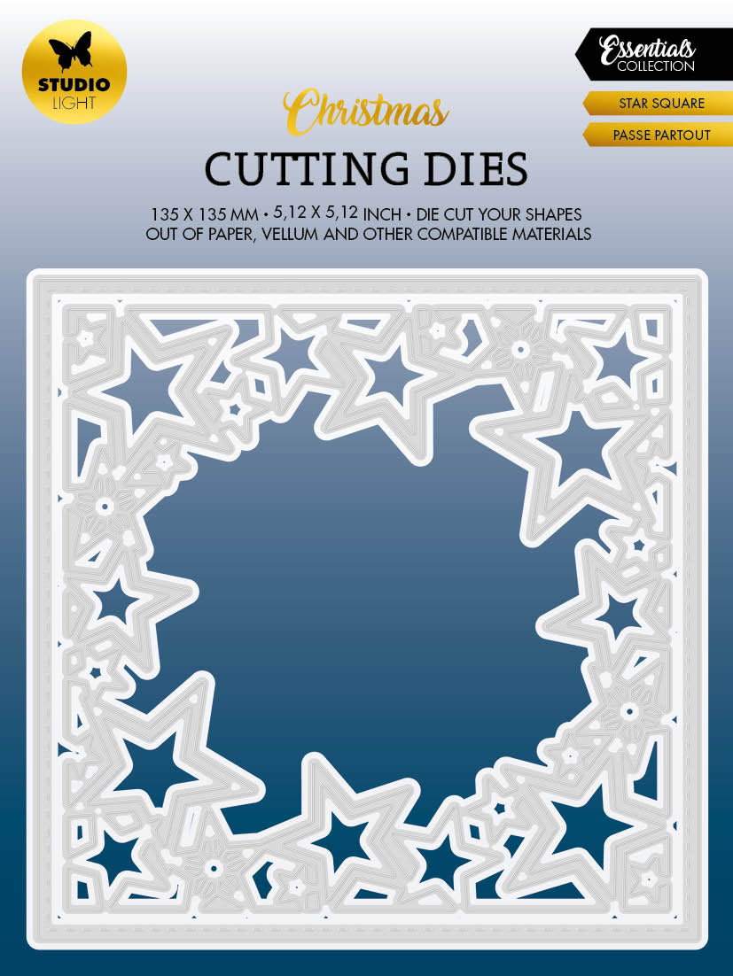 SL Cutting Die Star Square Essentials 135x135x1mm 2 PC nr.565