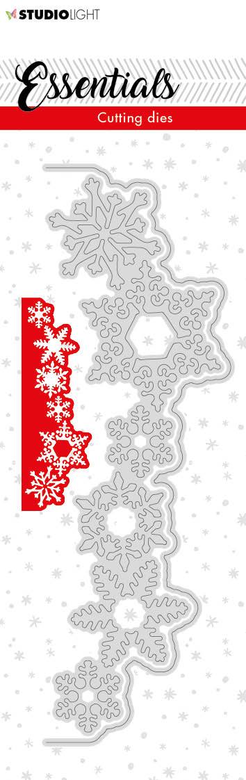 SL Cutting Die Christmas Snowflakes Edge Essentials 50x150mm nr.67
