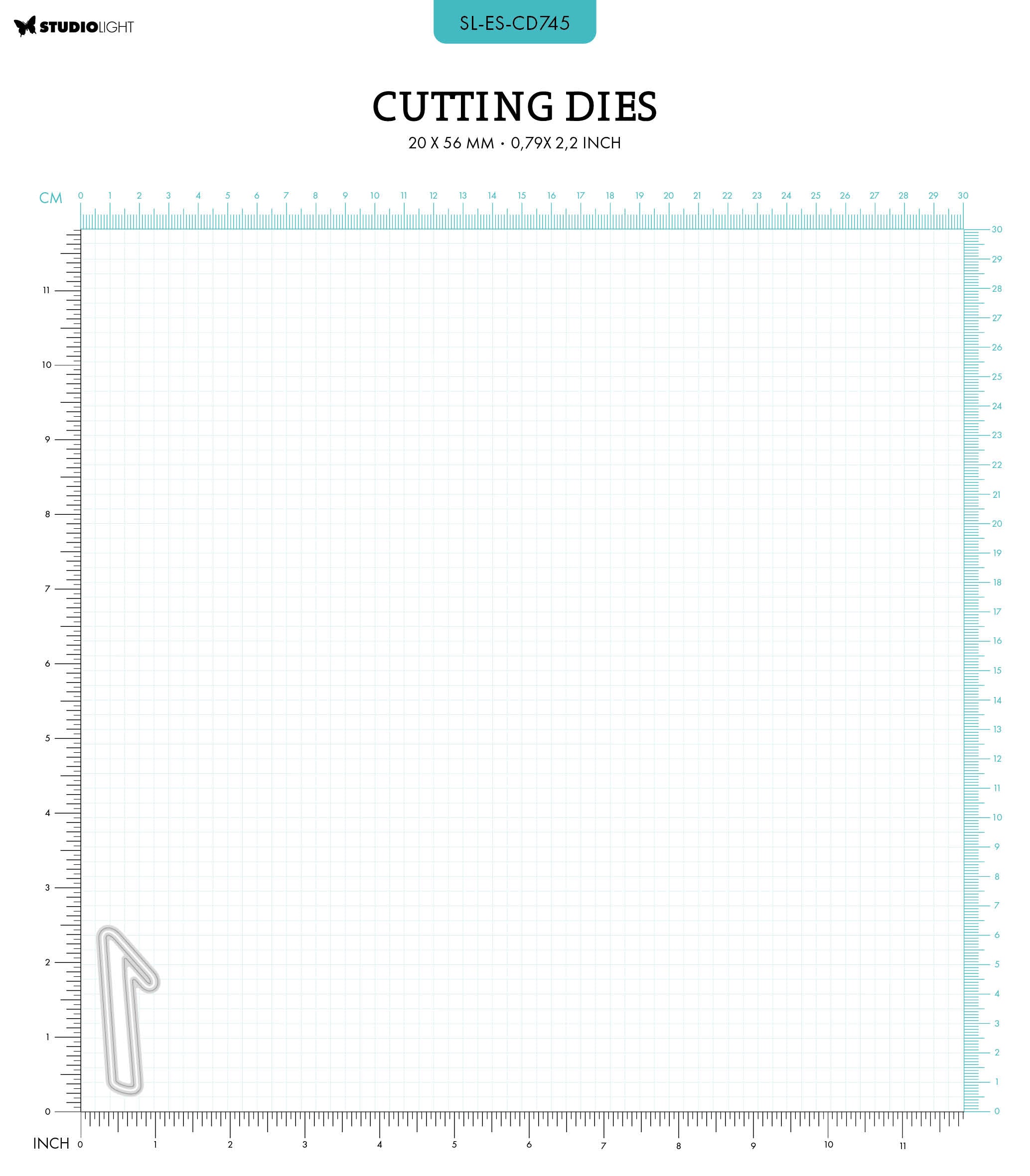 SL Cutting Dies NR. 1 Essentials 20x56x1mm 2 PC nr.745