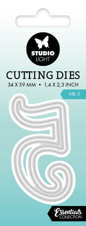 SL Cutting Dies NR. 5 Essentials 34x59x1mm 2 PC nr.749