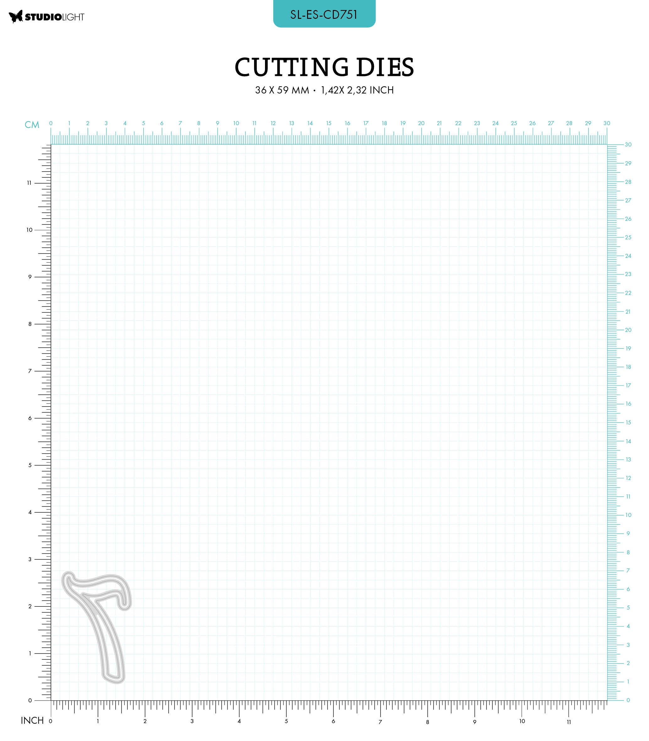 SL Cutting Dies NR. 7 Essentials 36x59x1mm 2 PC nr.751