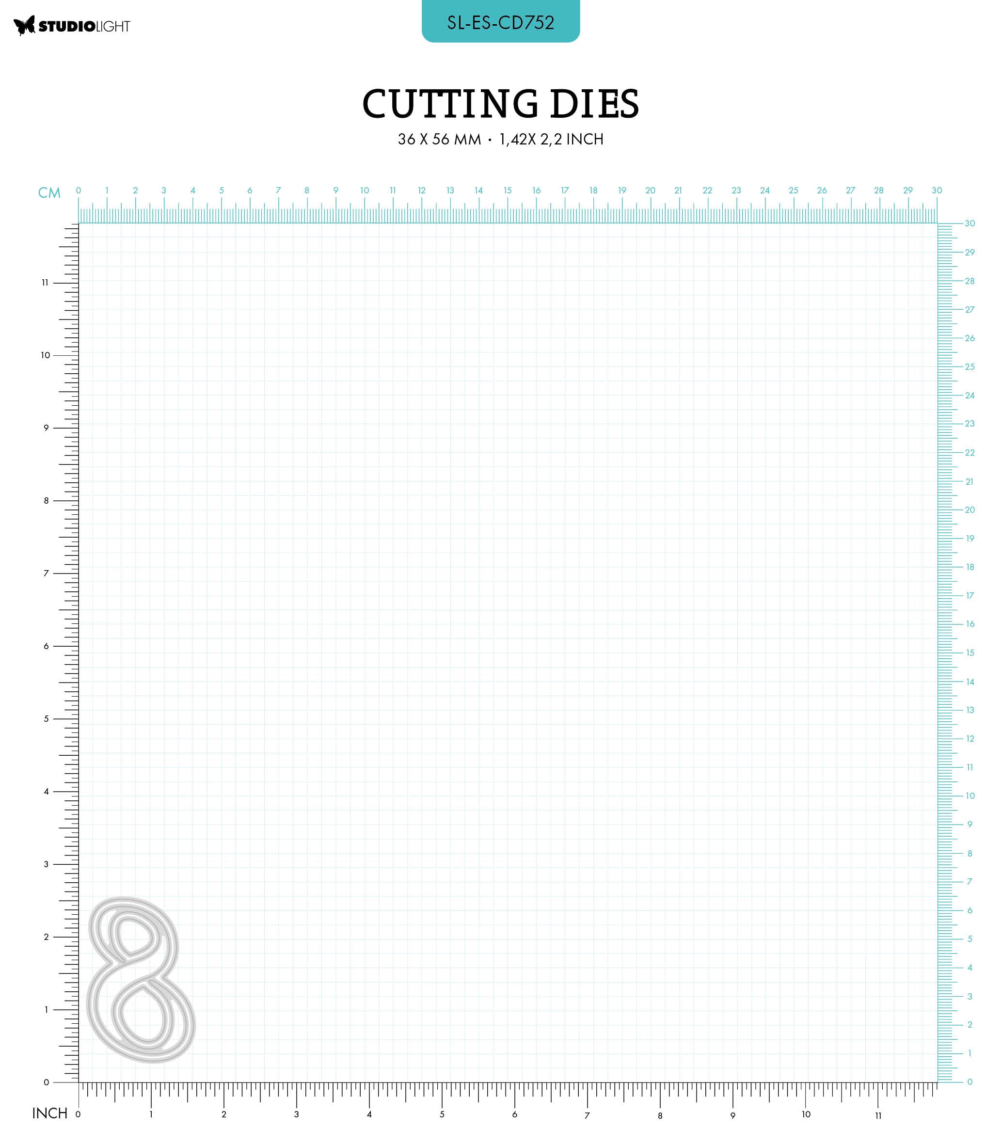 SL Cutting Dies NR. 8 Essentials 36x56x1mm 2 PC nr.752