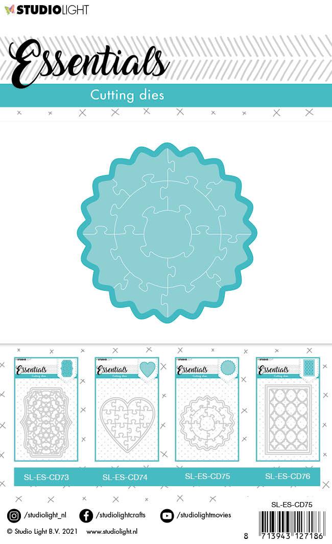 SL Cutting Die Puzzle Circle Essentials 95x95mm nr.75