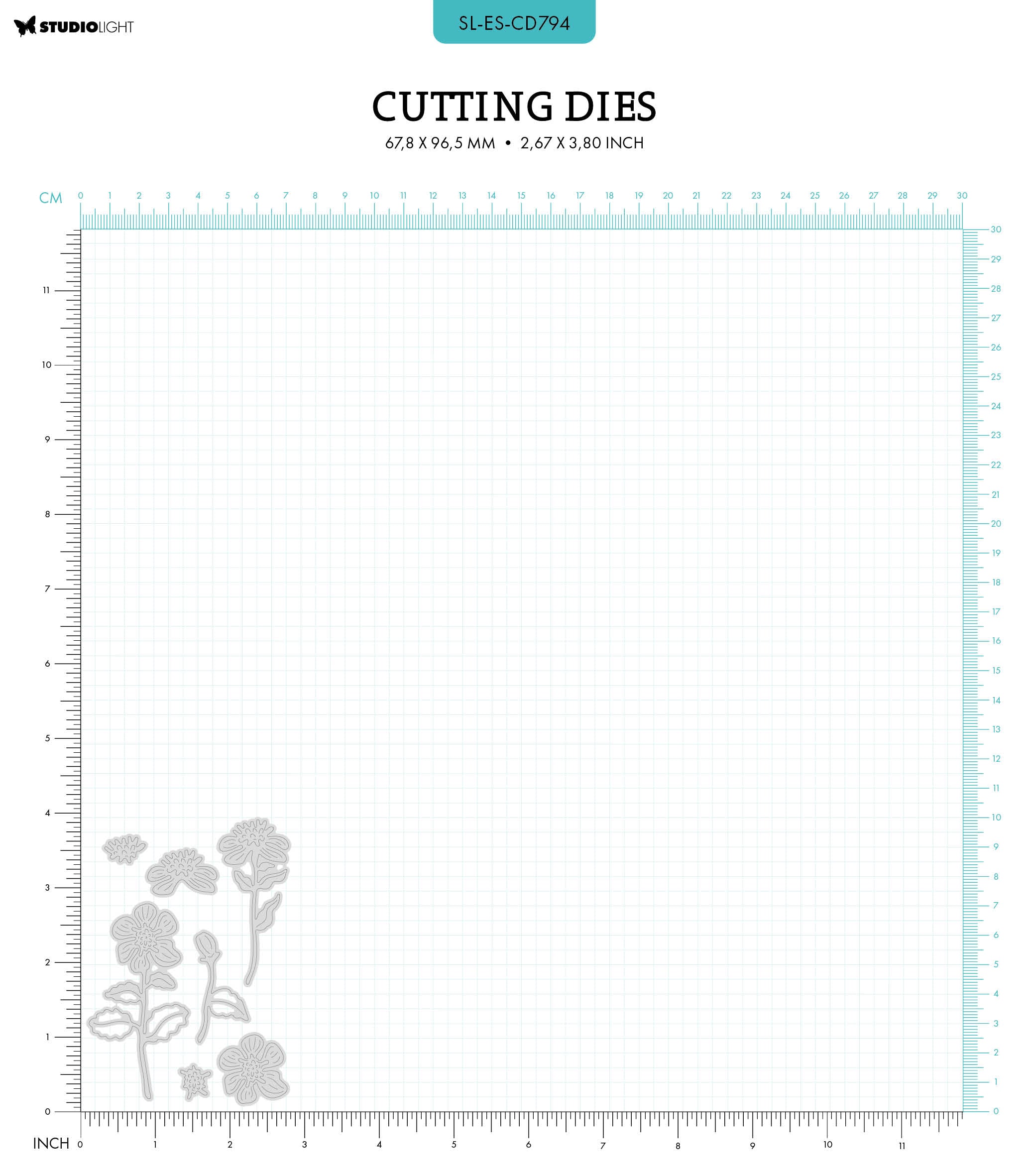 SL Cutting Die Flowers Essentials 7 PC