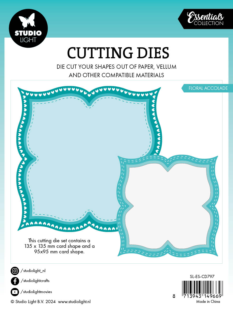 SL Cutting Dies Floral Accolade Essentials 6 PC