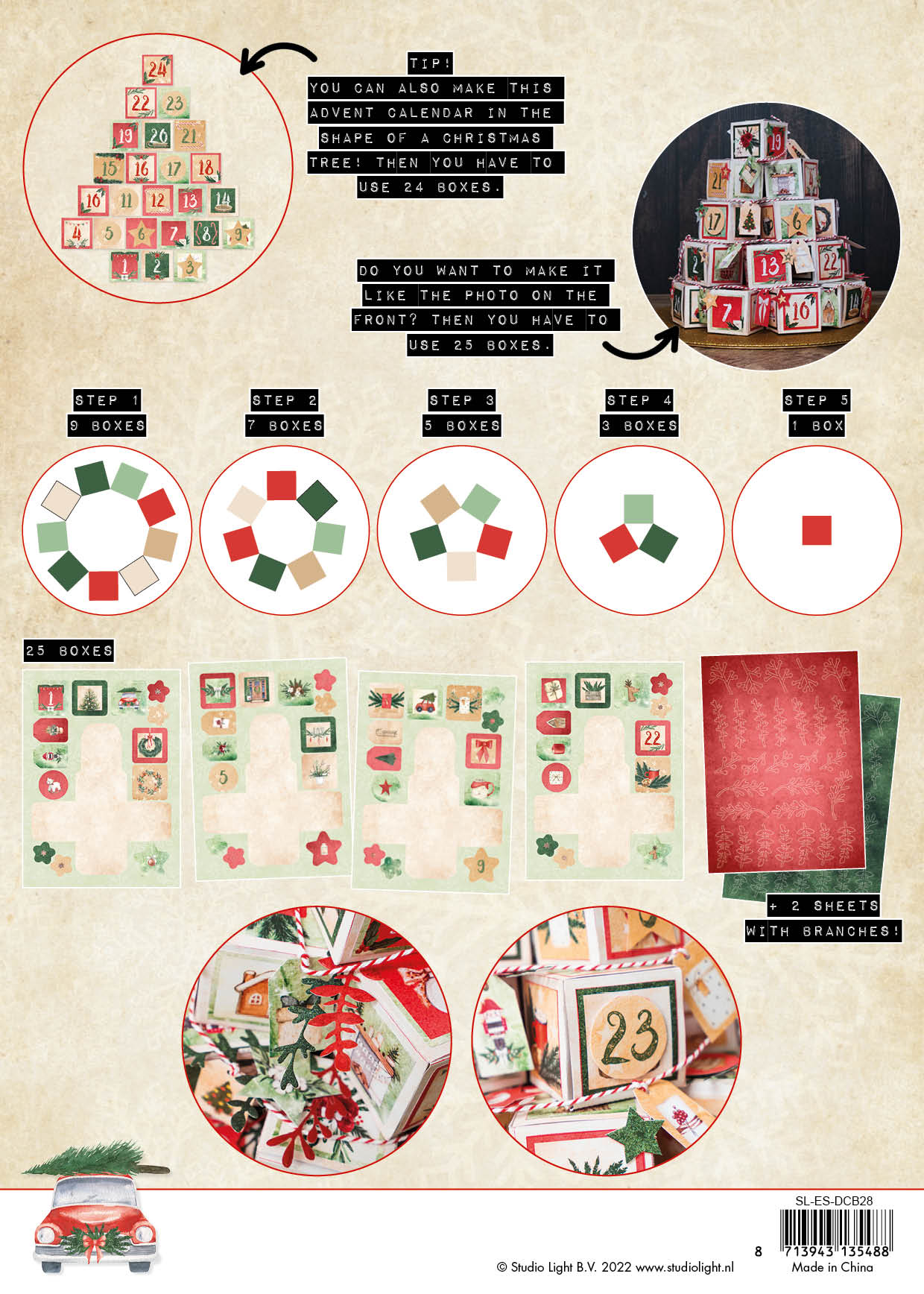 SL Die Cut Block Advent Calendar Christmas At Home Essentials 294x210x7mm 27 SH nr.28