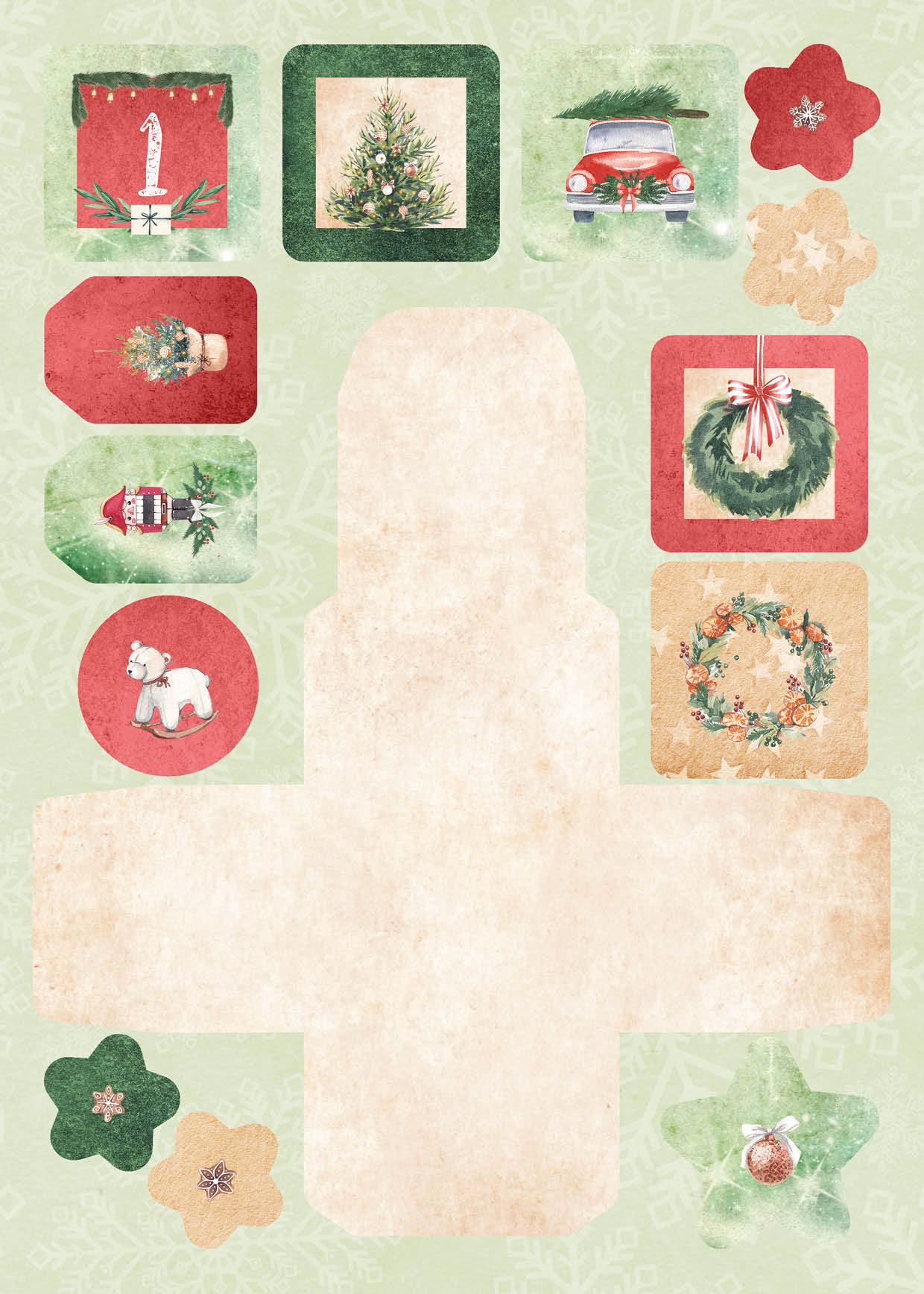 SL Die Cut Block Advent Calendar Christmas At Home Essentials 294x210x7mm 27 SH nr.28