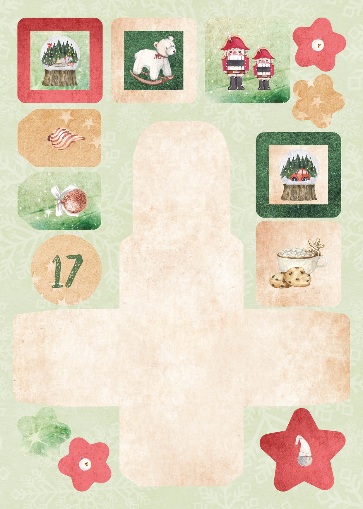 SL Die Cut Block Advent Calendar Christmas At Home Essentials 294x210x7mm 27 SH nr.28