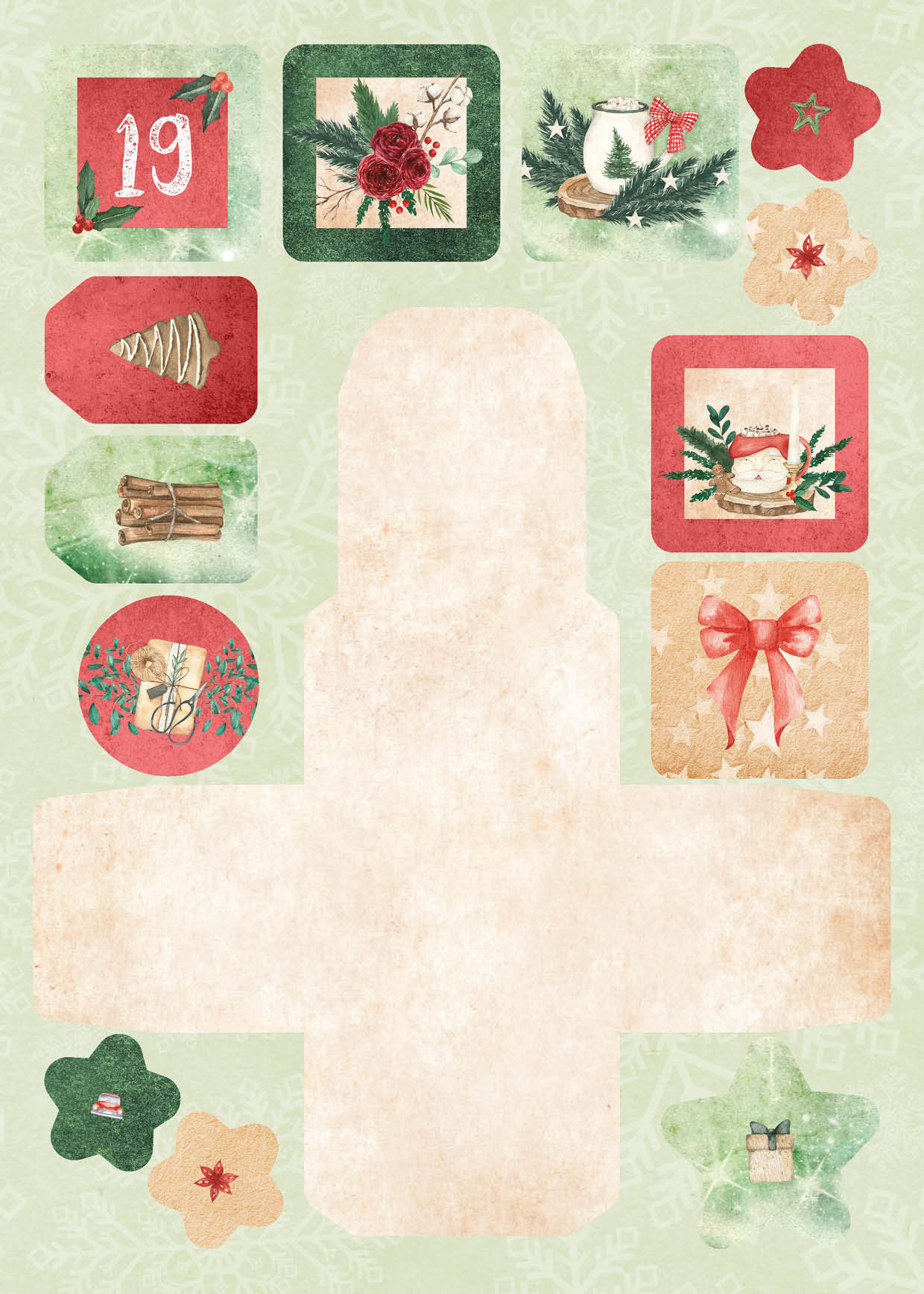 SL Die Cut Block Advent Calendar Christmas At Home Essentials 294x210x7mm 27 SH nr.28