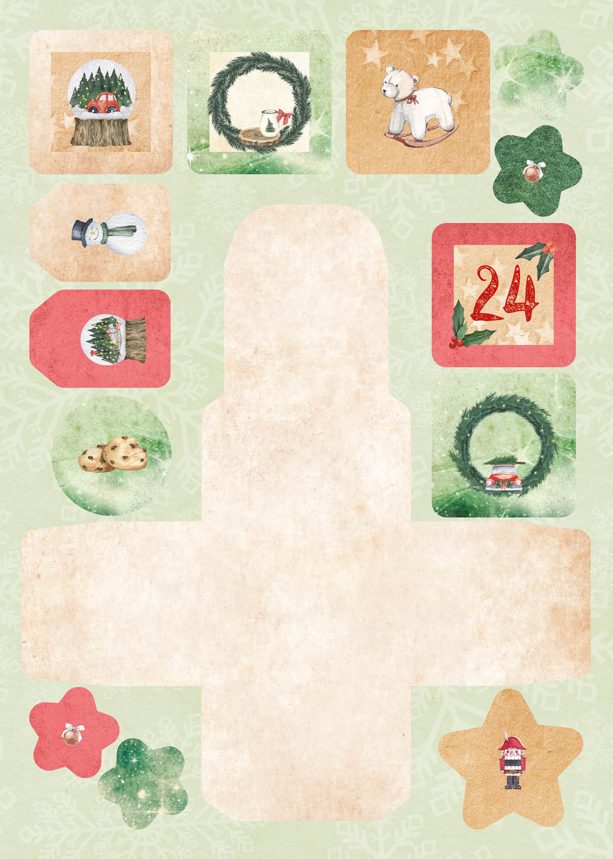 SL Die Cut Block Advent Calendar Christmas At Home Essentials 294x210x7mm 27 SH nr.28