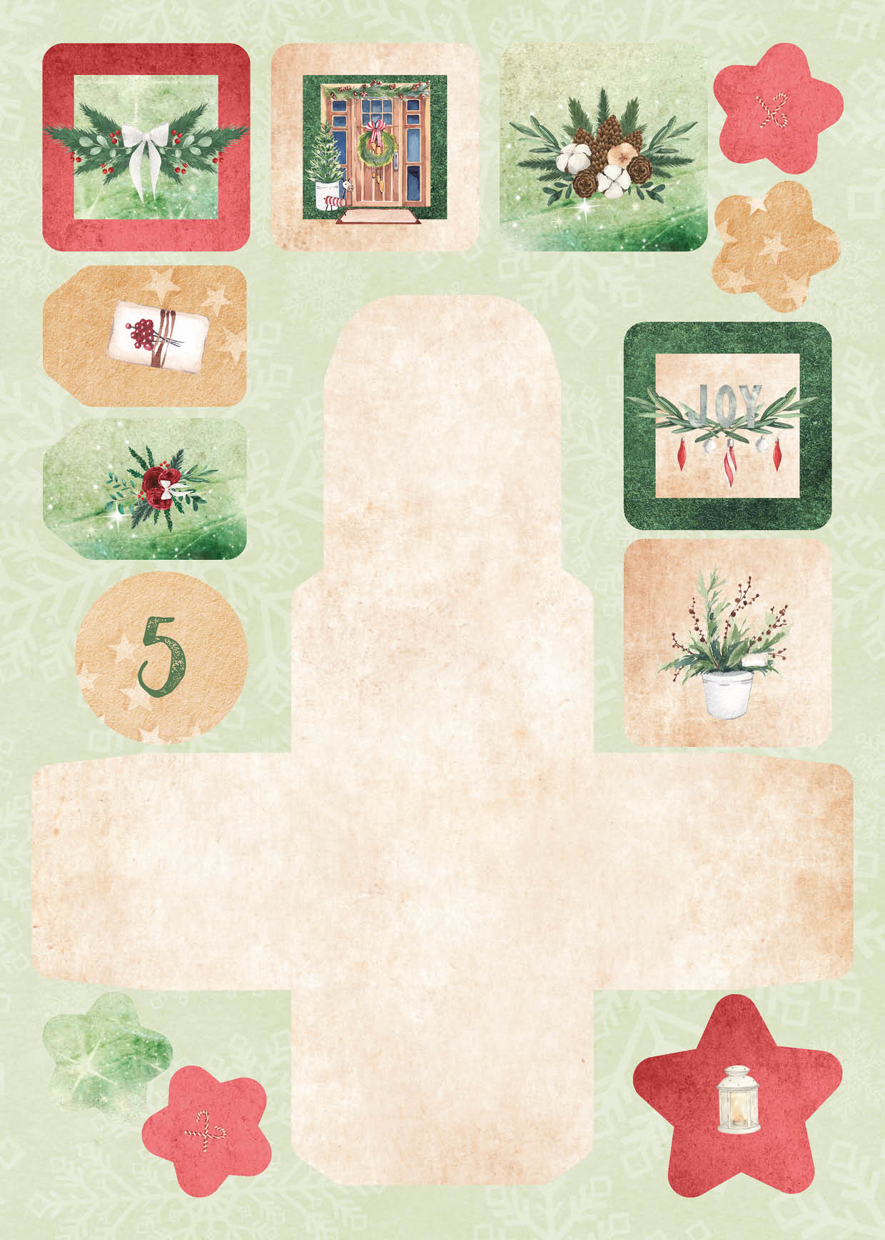 SL Die Cut Block Advent Calendar Christmas At Home Essentials 294x210x7mm 27 SH nr.28