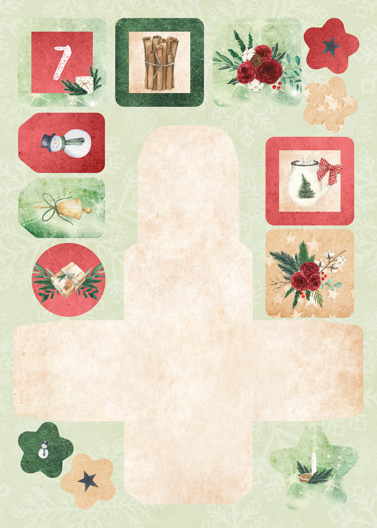 SL Die Cut Block Advent Calendar Christmas At Home Essentials 294x210x7mm 27 SH nr.28