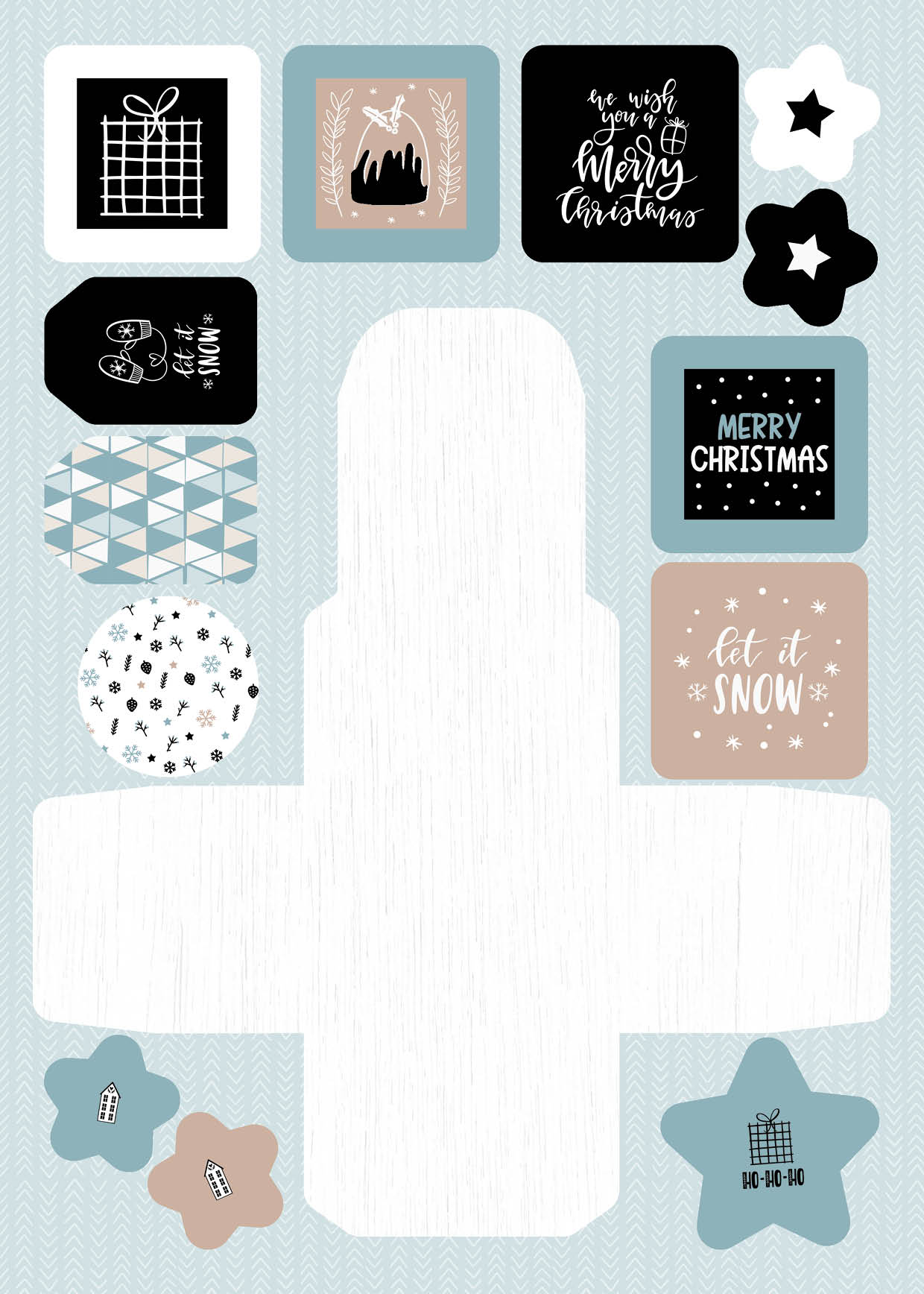 SL Die Cut Block Advent Calendar Scandinavian Christmas Essentials 294x210x7mm 27 SH nr.29