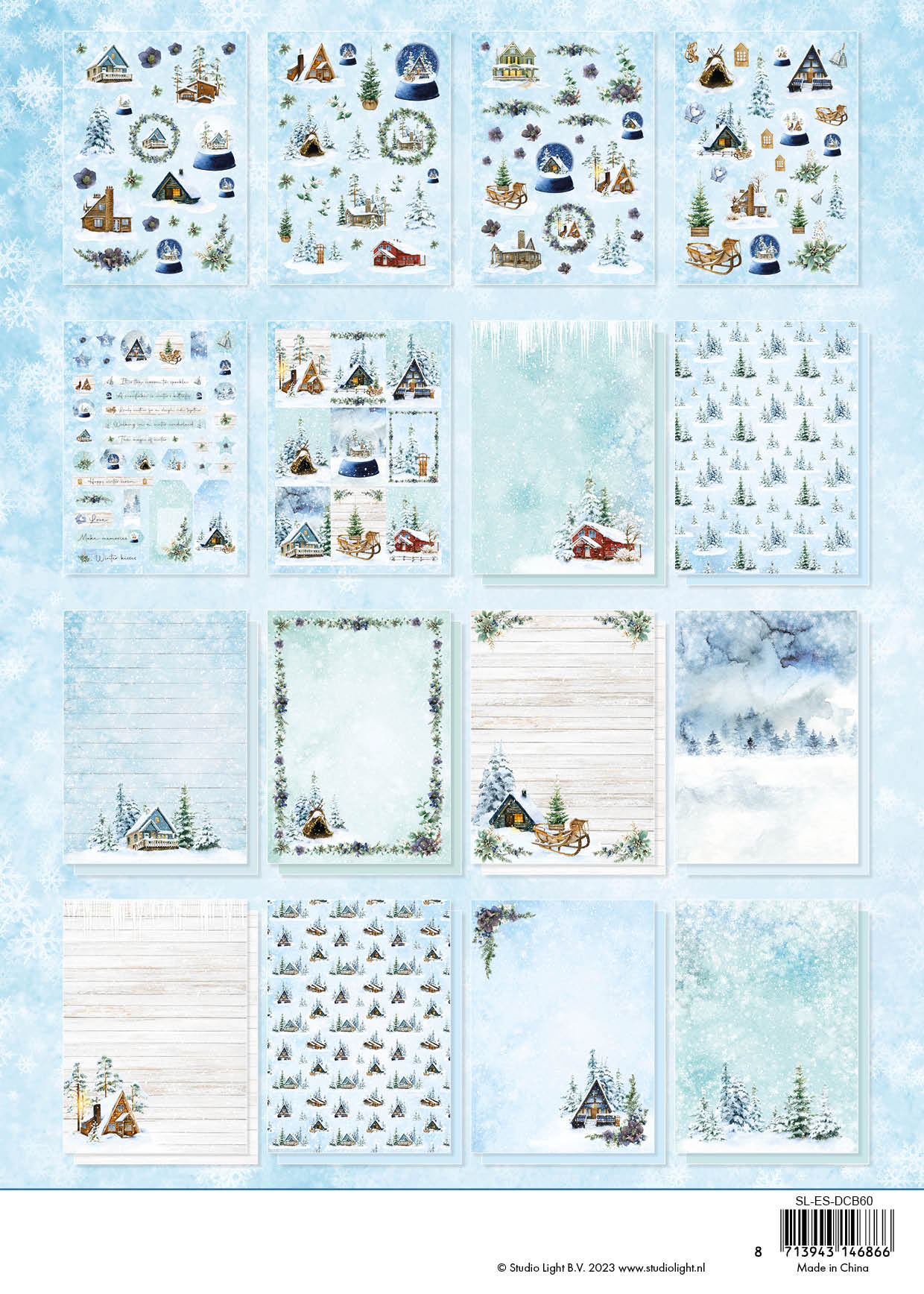 SL DIY Block Winter Scene Essentials 294x210x9mm 32 SH nr.60