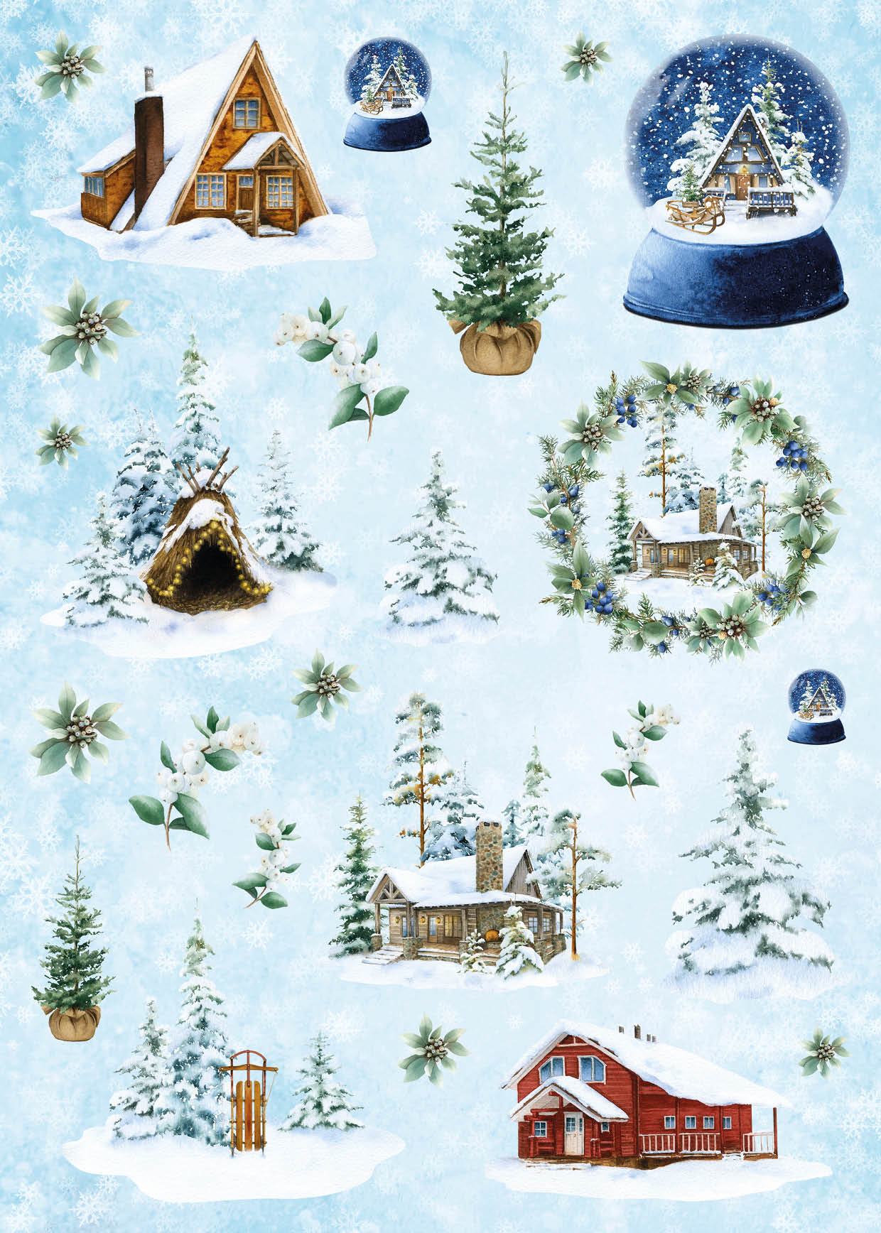 SL DIY Block Winter Scene Essentials 294x210x9mm 32 SH nr.60